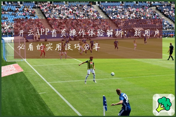 开云APP首页操作体验解析：新用户必看的实用技巧分享